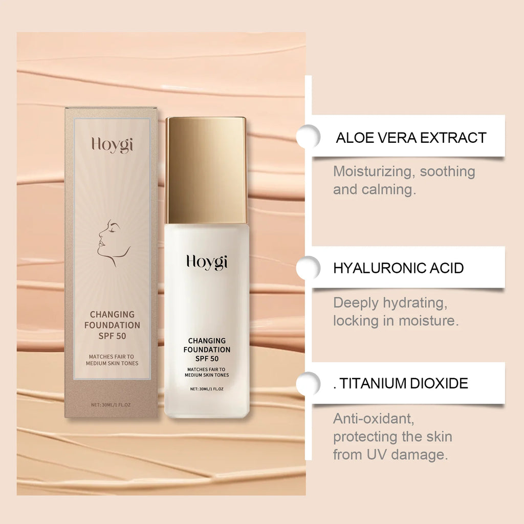 Lightweight Matte Concealer Foundation Liquid – Moisturizing & Bright Liquid Foundation Oasis Select