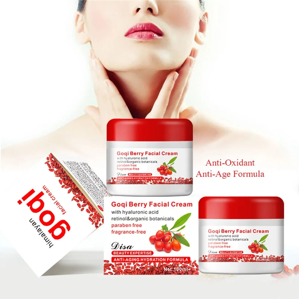 Wolfberry Goji Face Cream – Hyaluronic Acid Anti-Aging Moisturizer Anti-Aging Face Cream Oasis Select