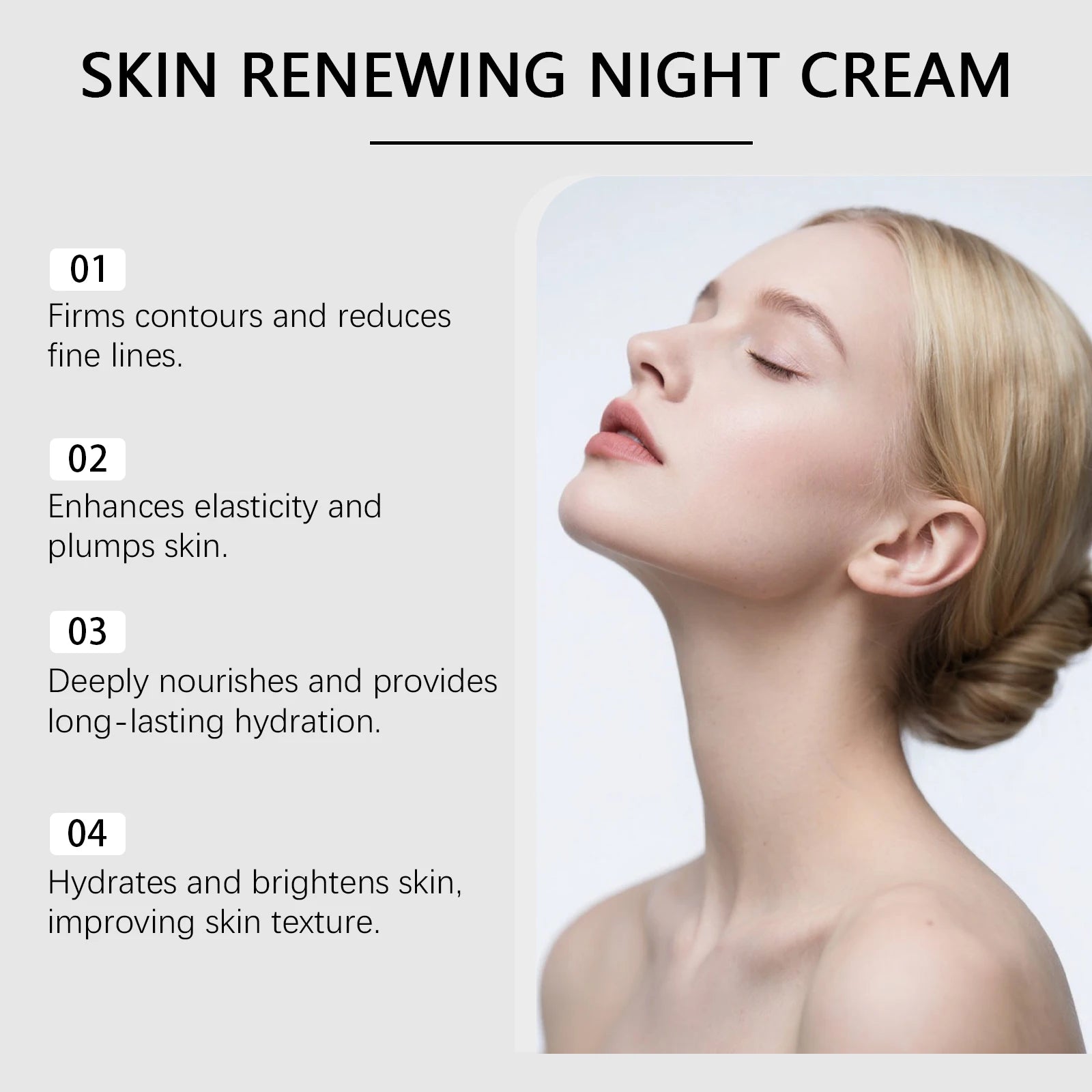 OceAura Night Repair Face Cream – Ceramide & Niacinamide Night Face Cream Oasis Select