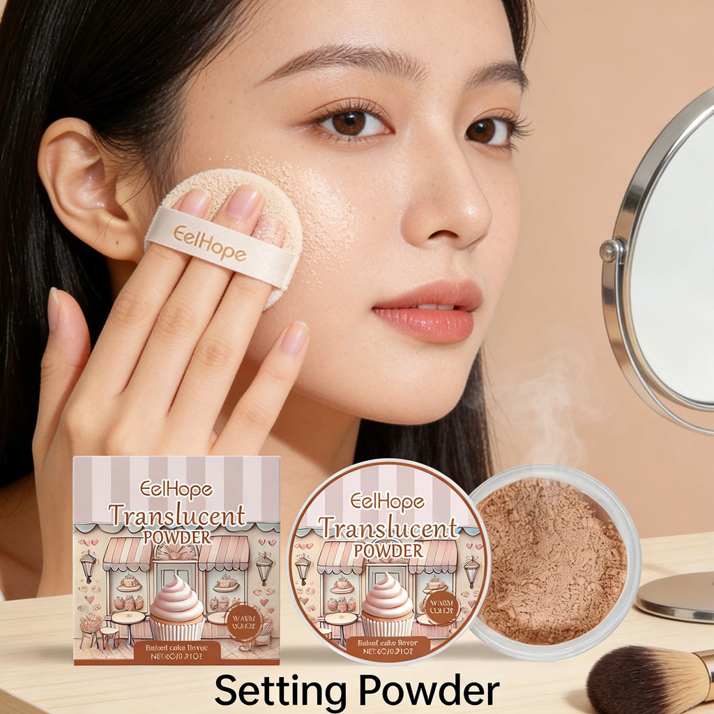 Lightweight Oil Control Loose Powder Long Lasting Setting Powder Smooth Natural Makeup Not Easy Clog Pores For Face Neck Makeup Oasis Select