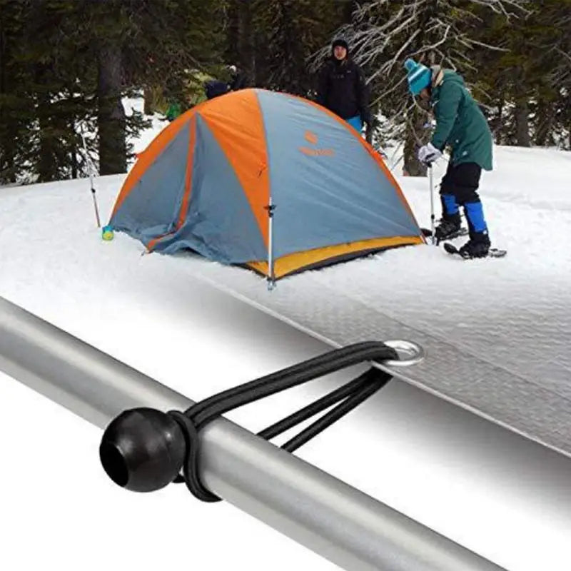 10PC Fixing Tarpaulin Rope Tarp Canopy Bungee Cords Strap Elastic Tent Bungees Ball Camping Accessories Easy Carrying Small tool Oasis Select