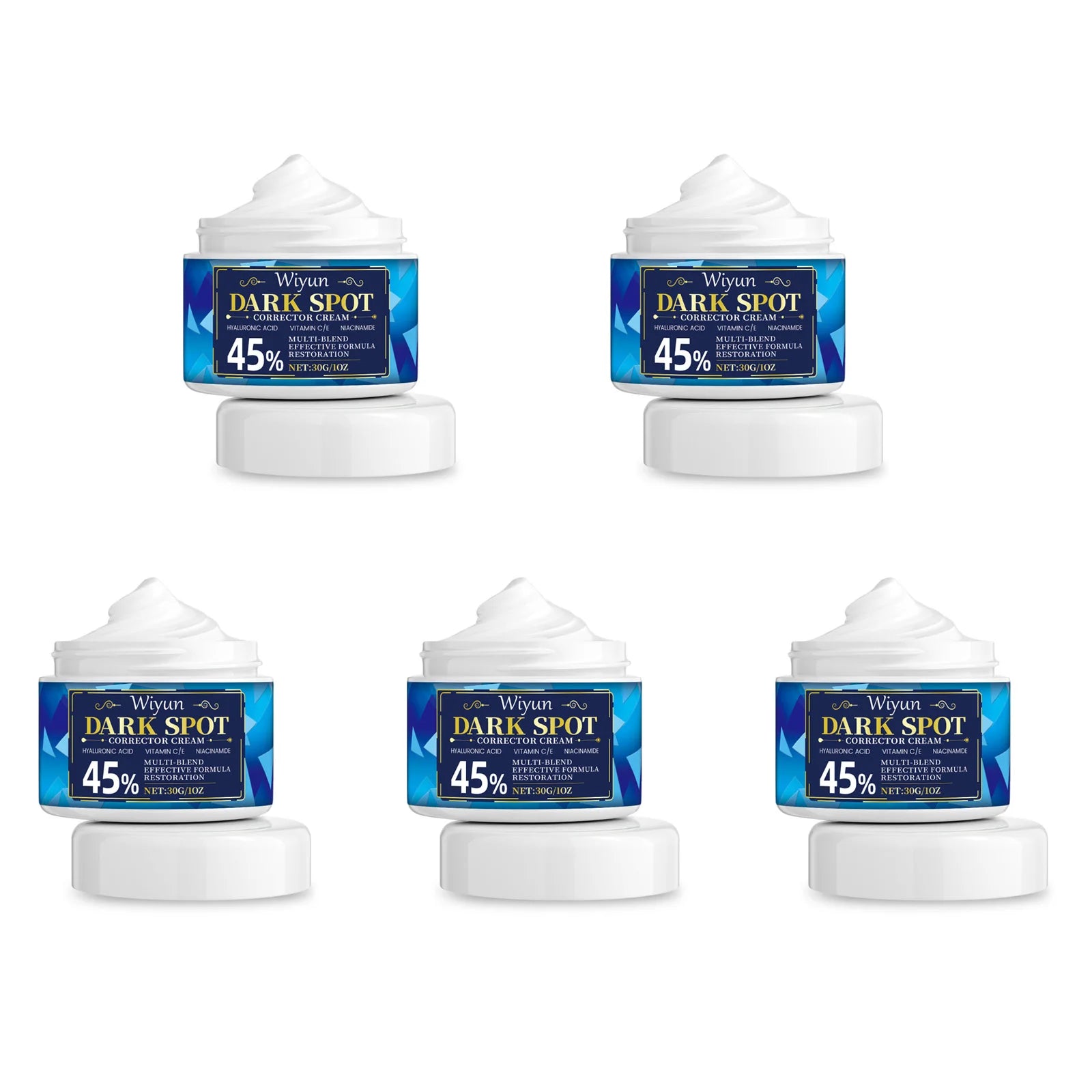 Dark Spot Corrector Cream – Vitamin C & Hyaluronic Acid Dark Spot Cream Oasis Select 5 x 30g Boxed