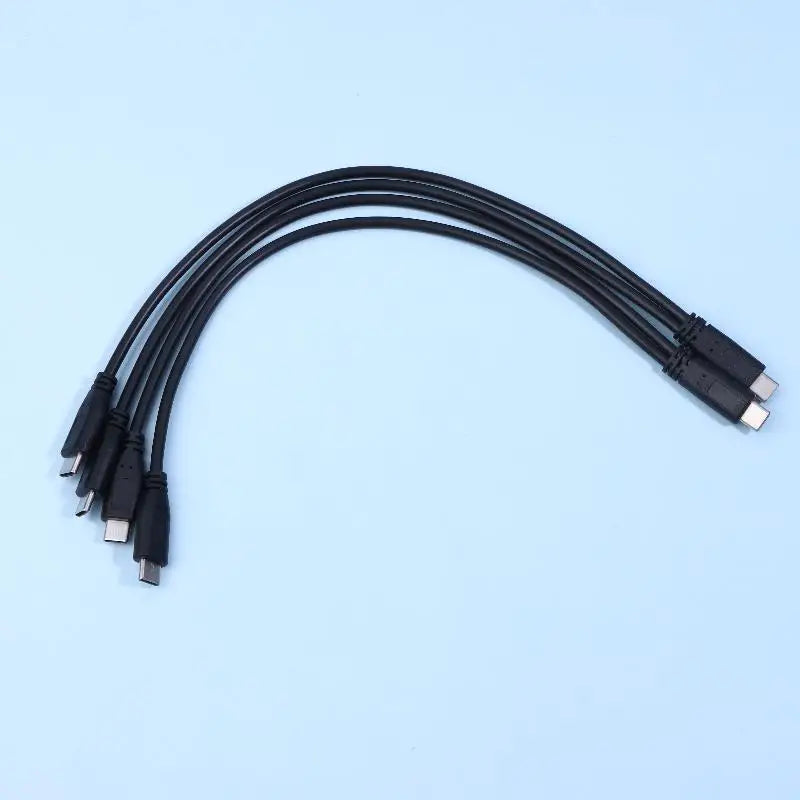 USB C Cable Splitter Type C Cable Splitter 1 To 2 Extension Wire Power Adapter 3A 15W Multiple Devices Charging Cable Adapter Oasis Select A1 2Pcs 2M to 1M