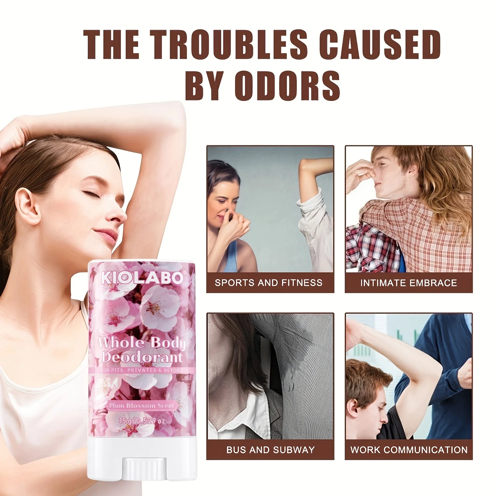15 grams of deodorizing body cream. Fresh aroma controls odor, avoiding awkwardness, refreshing and non greasy, portable travel Oasis Select