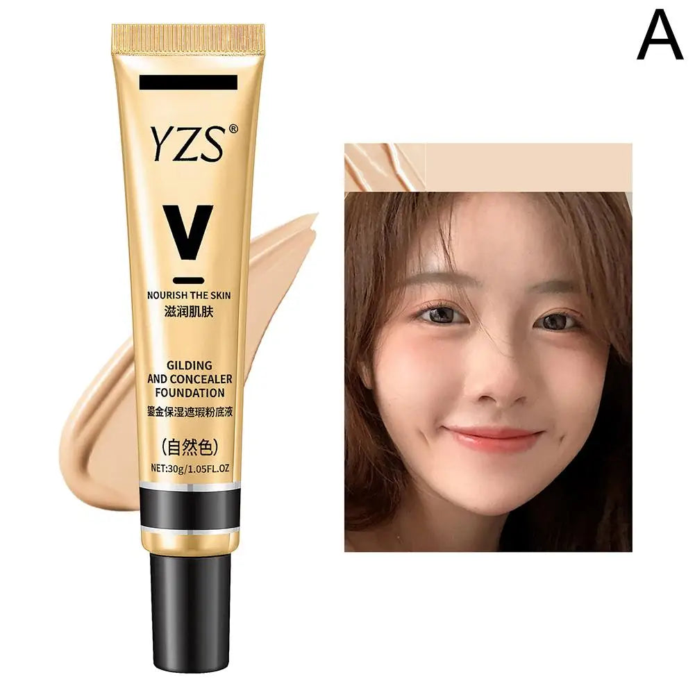 Waterproof Full Coverage Liquid Foundation Primer & Concealer Liquid Foundation Oasis Select 02 Natural color