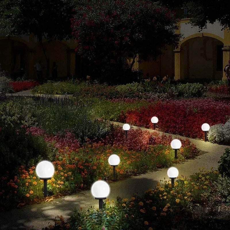 6PC Solar Light Outdoor Solar Garden Light Solar Pathway Landscape Light Waterproof Solar Lawn Lamp For Home Yard Patio Driveway Oasis Select