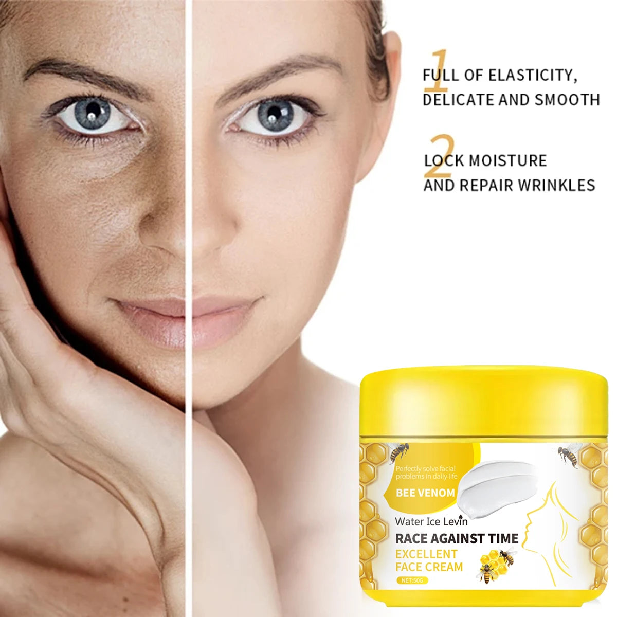 Bee Venom & Niacinamide Face Cream – Firming & Hydrating 50g Face Moisturizer Cream Oasis Select