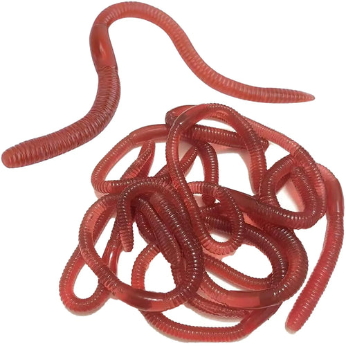 1bag/10pcs Predator Soft Lures Sea Fishing 18cm Silicone Earthworm Worm Wobbler Fake Baits Carp Trout Bass Fishing Oasis Select 10pc One Size