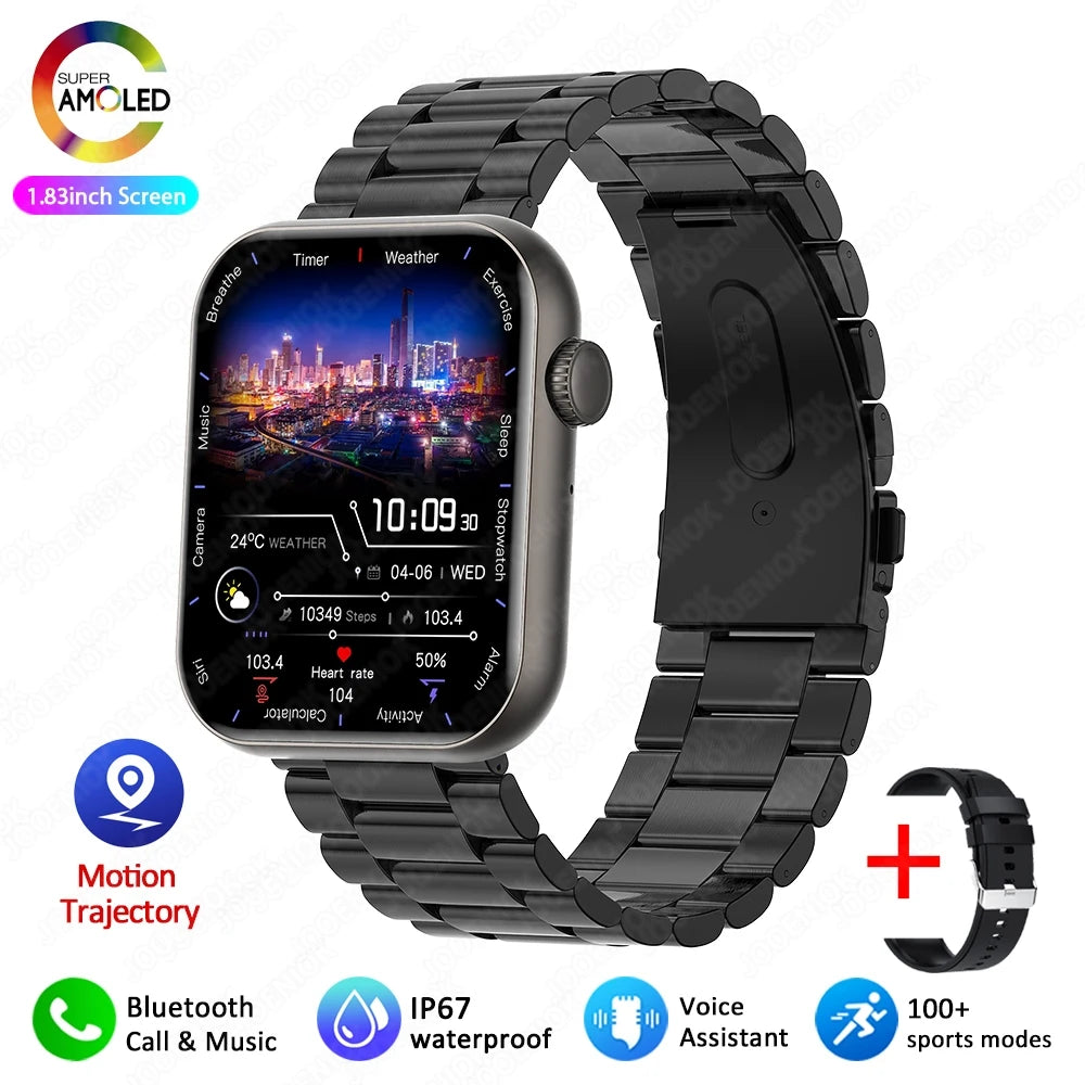 Jooeniok Women's Smartwatch – Bluetooth, AMOLED & Fitness Tracker