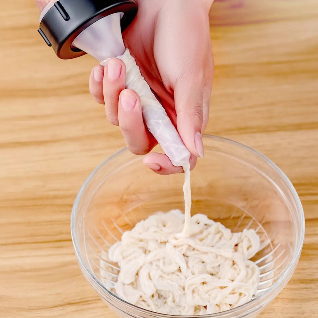 Manual Sausage Maker with 3 Filler Nozzles | Home Kitchen Tool
