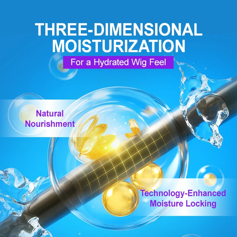 Wig Moisturizing Spray Anti-frizz Anti-static Anti tangle Hair Treatment Smoothing Nourish Conditioner Revitalize Refreshes Hair Oasis Select