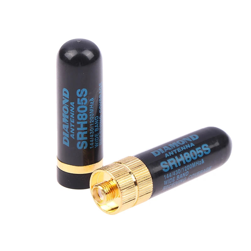 SMA-M/SMA-F Dual Band Antenna UHF+VHF SRH805S Walkie Talkie For Baofeng/YAESU 136-174MHz & 400-520MHz Oasis Select