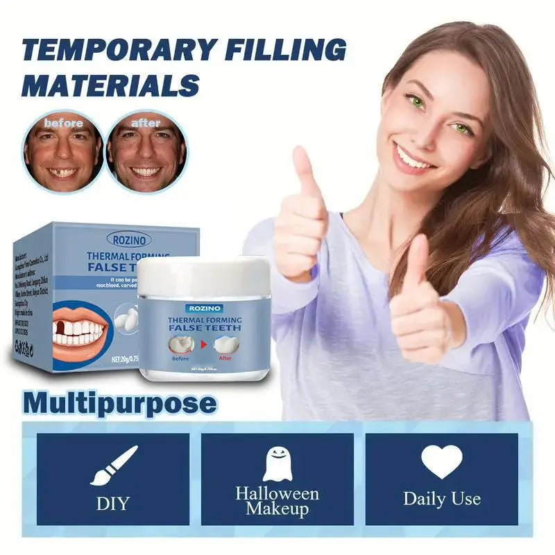 Moldable Tooth Repair Kit – Temporary Filling & False Teeth