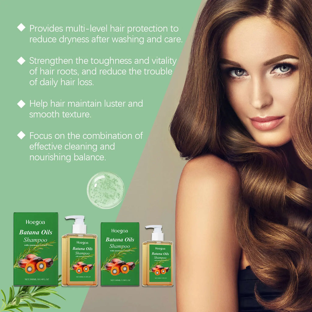 HOEGOA Batana Oil Hair Growth Shampoo – Nourish & Smooth