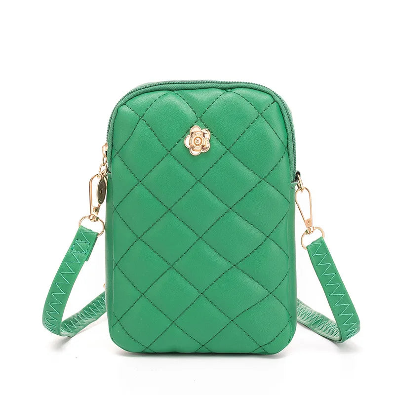 Shoulder bag PU leather crossbody bag Mini Handbag Women's Purse Crossbody Hundred simple shoulder bag crossbody bag Oasis Select Green