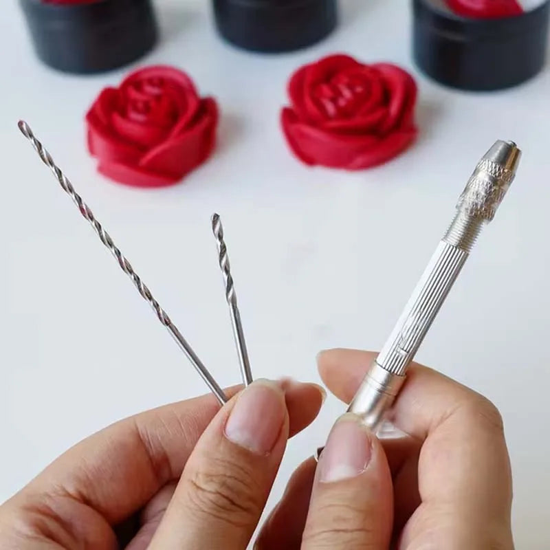 Candle Making Kit with Heavy-Duty Metal Puncher Tool, 2 Drill Bits Punching Set for DIY Homemade Candles Oasis Select A SET