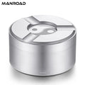 304 Stainless Steel Ashtray with Cover High-end Atmosphere Office Home Living Room Fully Sealed Anti-fly Ash Anti-odor Ashtray Oasis Select Frosted YB001