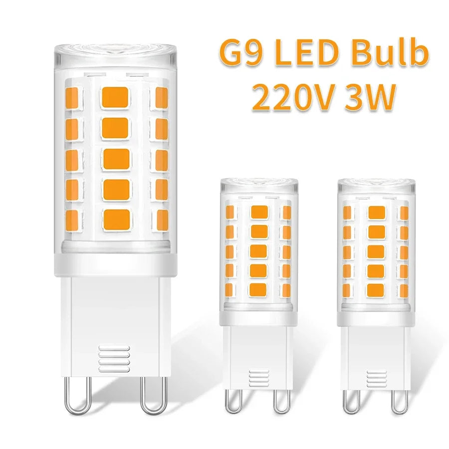 3-Pack G9 LED Bulb 3W 220V Warm White – Halogen Replacement G9 LED Bulb Oasis Select