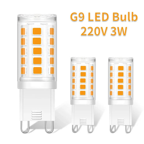 3-Pack G9 LED Bulb 3W 220V Warm White – Halogen Replacement G9 LED Bulb Oasis Select