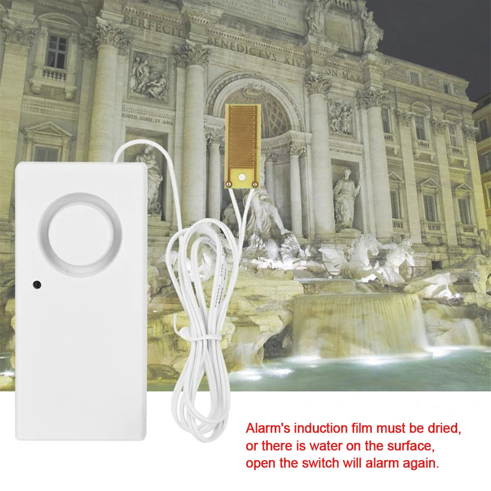 Water Leak Detector Alarm | 110dB Flood Sensor Alert