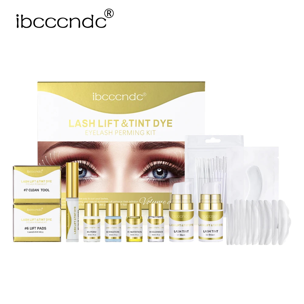 Semi-permanent Brow or Lash Lift and Tint Kit Professional Brow Lamination Eyelash Lifting Perming Lashes Dye Eyes Makeup Oasis Select eyelash