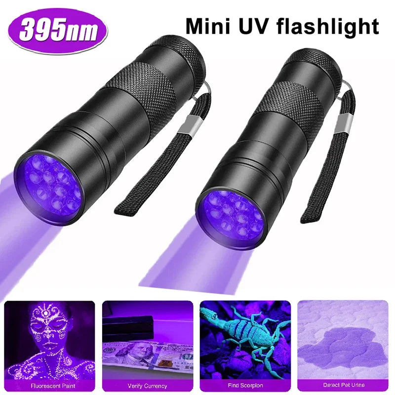 395nm UV Blacklight Flashlight – Pet Stain & Scorpion Finder
