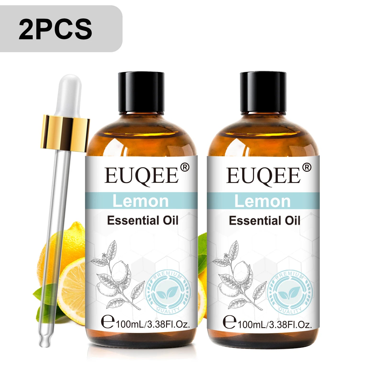EUQEE 100ml Essential Oil for Diffuser – Lavender, Rose & More
