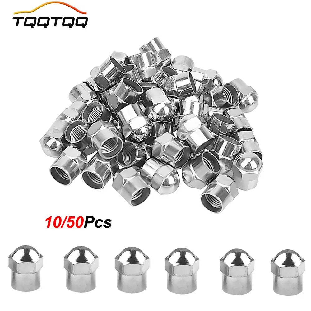 10/50Pcs Tire Valve Cap, with O Rubber Ring, Plastic Dust Proof Covers Universal fit for Cars, Bicycle, Trucks, Motorcycles Oasis Select