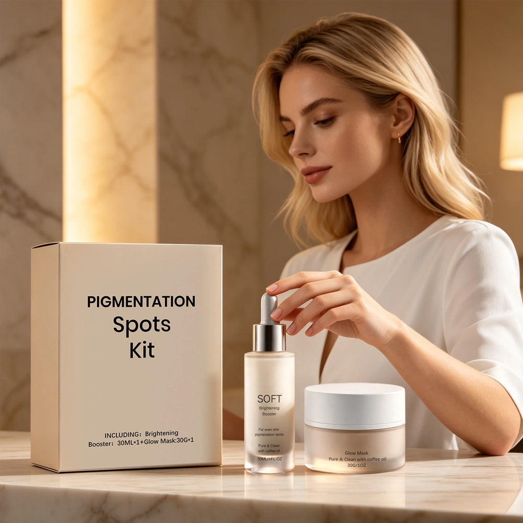 Brightening Essence Mask Set Hydrate Skin Reduce Face Pigment Dark Spot Dullness Brighten Complexion Fit All Skin Skincare Kit Oasis Select