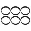 6PCS 40mm Rubber Seal Rubber Washers For Plumbing Sink Pipe Fittings Waste Pipe Drainage Pipe Gasket Oasis Select 6pcs