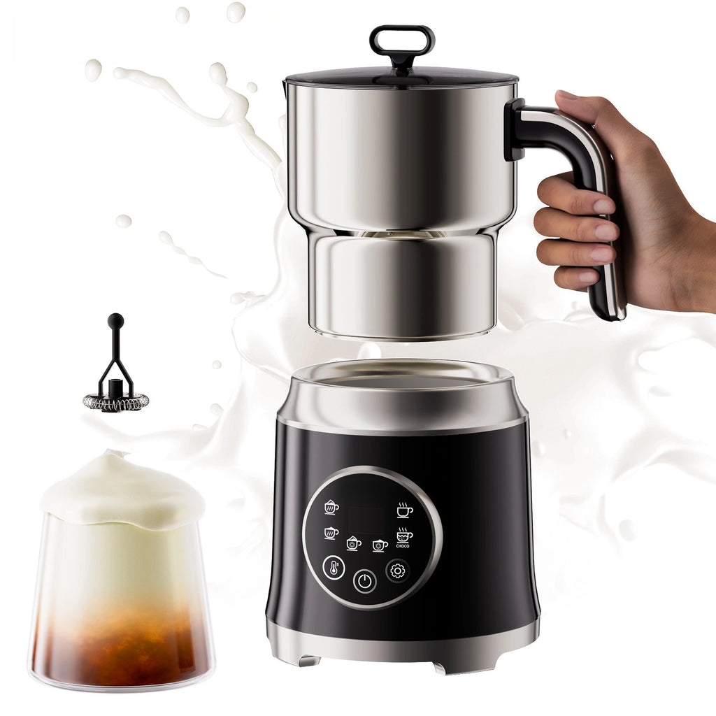 GUOHE 6-in-1 Electric Milk Frother & Steamer 1.2L | Hot & Cold