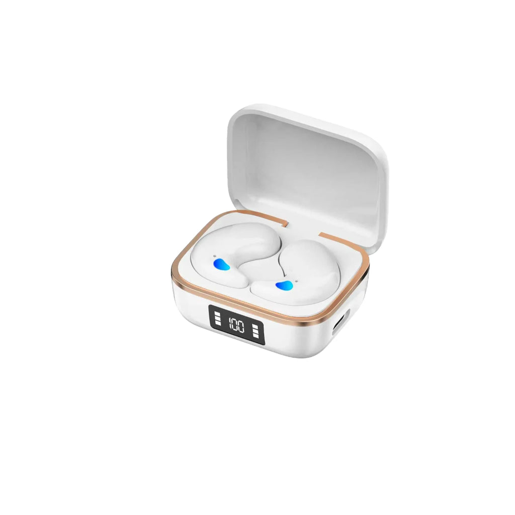 TWS Mini Earphone Wireless Earphone Headphones Noise Reduction Sport Game Sleep Bluetooth Earbuds HIFI Stereo Music Headset Oasis Select white