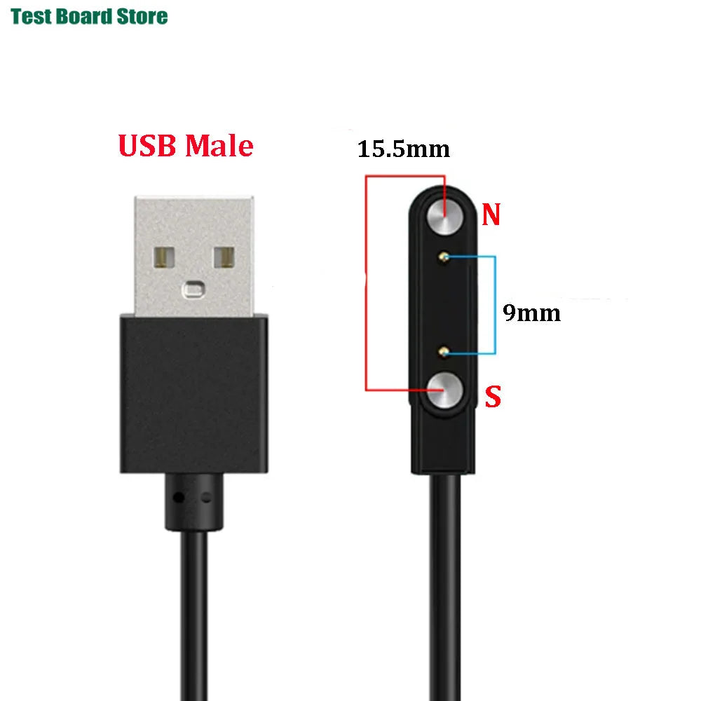 Smart Watch Magnetic USB Dock Charger 2pin 4pin Charging Cable Oasis Select USB-9.0-15.5