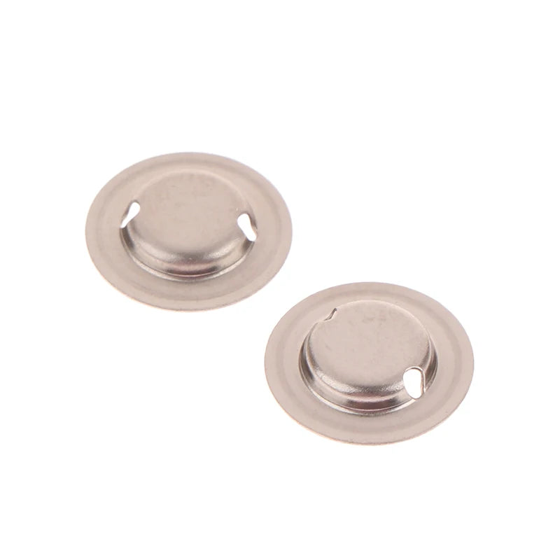 New Sale 100Pcs/Lot 18650 Lithium Battery Flat Head To Change The Tip Cap 18650 Li Battery Positive Spot Welding Tip Cap Gaskets Oasis Select