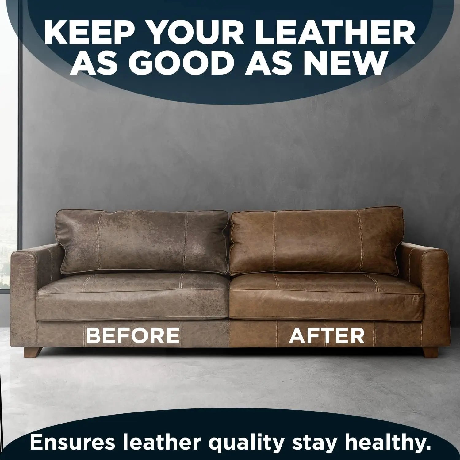 Professional Leather Conditioner & Cleaner Cream: Restores Shine, Prevents Cracks for Car Seats, Sofas, Bags, Jackets, and Shoes Oasis Select