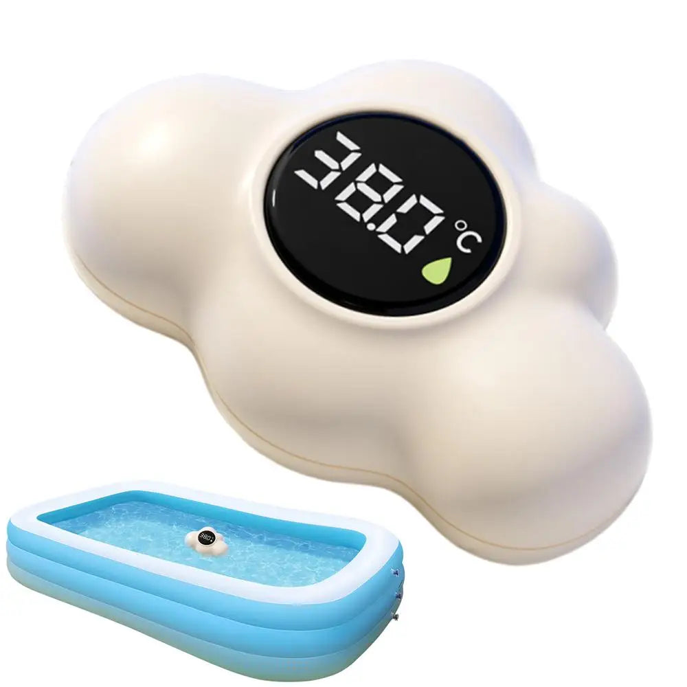 Baby bath thermometer Tub Temperature Monitor LED display Hot Cold Water Resistant Temperature Warning Monitor Sensor Oasis Select Red