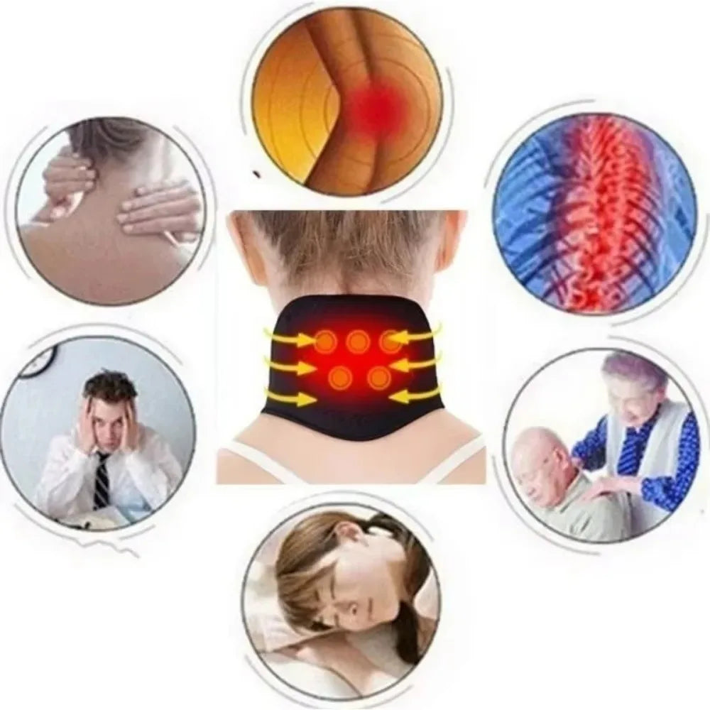 Self-heating neck support frame, equipped with magnetic neck massage function, provides relaxation and warmth without the need Oasis Select