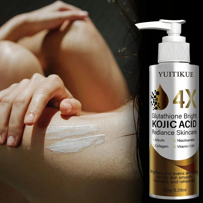 YUITIKUE Kojic Acid Brightening Cream Even Skin Tone Deep Hydrate Gentle For Delicate Skin Full Body Use Oasis Select