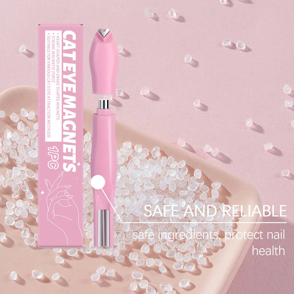 DIY Nail Magnet Stick Easy Control Create Diverse Nail Cat Eye Heart Styles Professional Design Cat Eye Nail Art Magnetic Tool Oasis Select