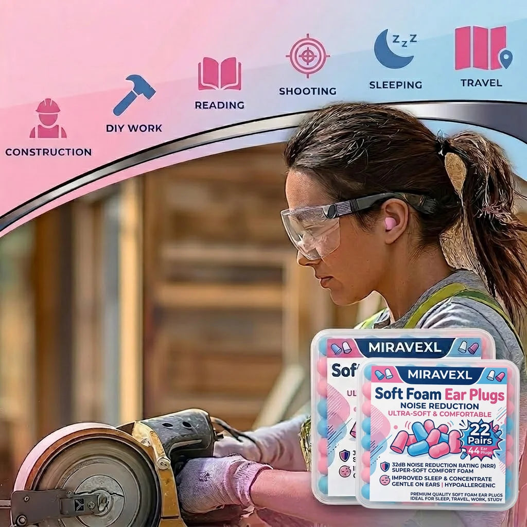 Soft FoamEar PlugsSpecially designed for small ear canals; suitable for sleeping, anti-snoring studying and noisy environments Oasis Select