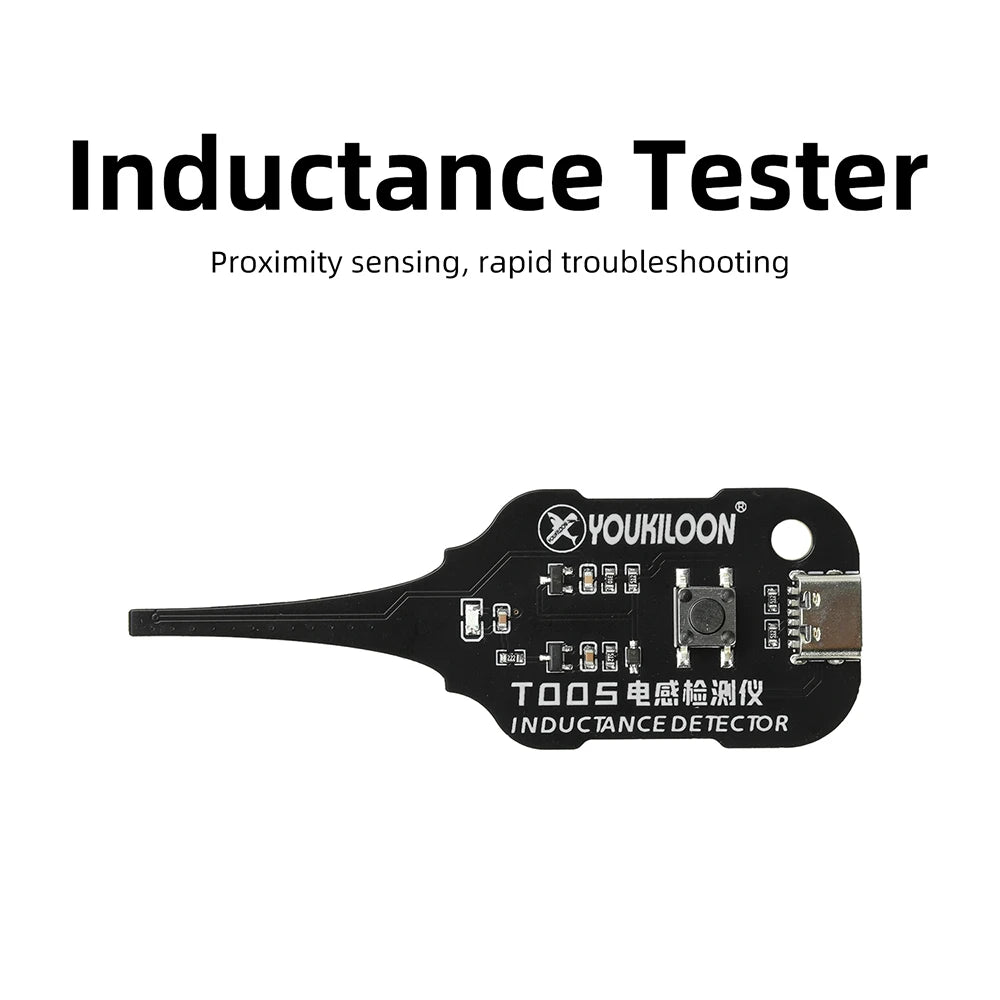 Type-C Inductance Tester Electromagnetic Non-Contact Fault Detection for Phones PCB Motherboard Repair Diagnostics Tool Oasis Select