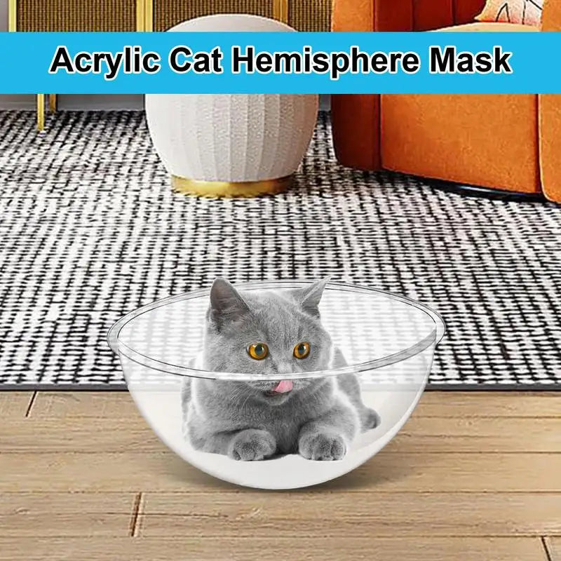 Acrylic Cat Hammock Replacement Dome Cover Cat House Nest Pet Furniture Anti-Scratch Cat Toy Beds for Indoor Cats Tree Tower Oasis Select