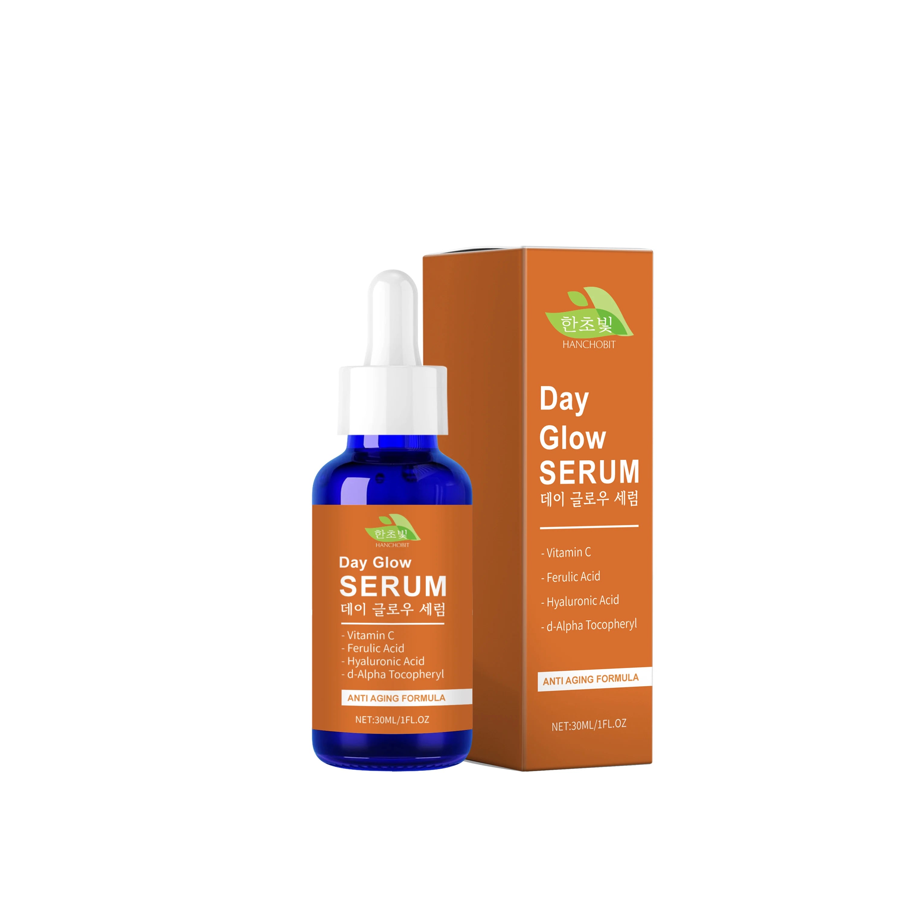 Vitamin C and Hyaluronic Acid Serum - Moisturizes, Brightens Skin, Improves Facial Dullness, and Replenishes Moisture Oasis Select 30ml