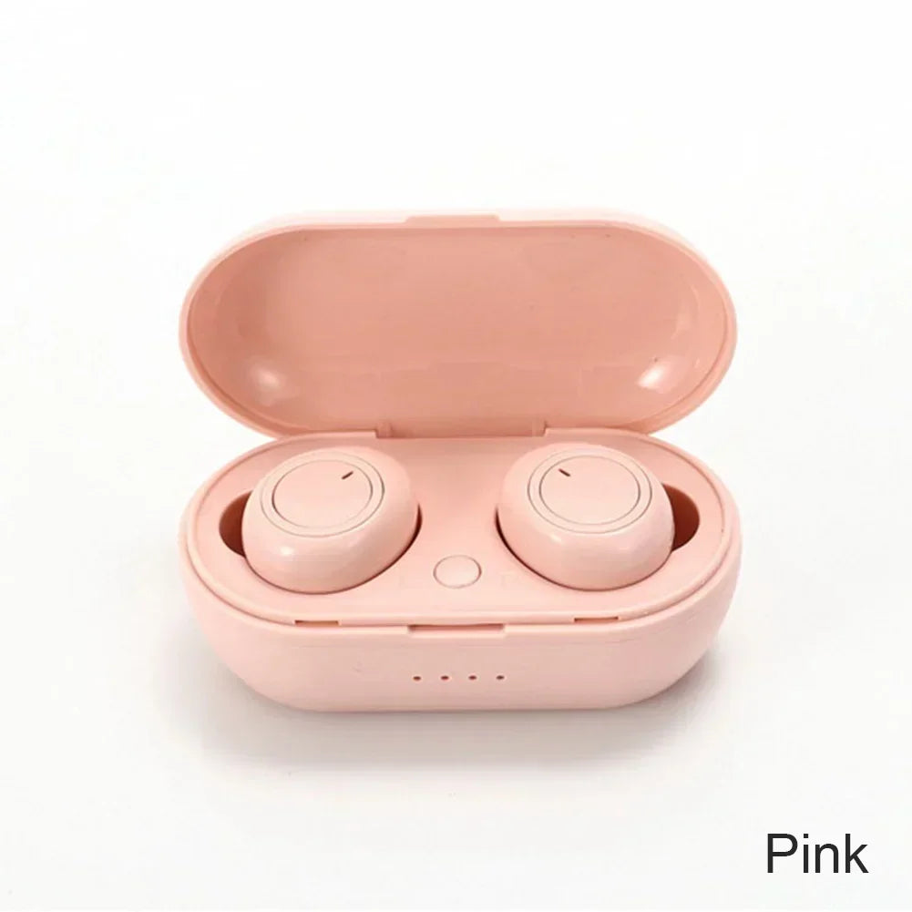 Original Macaron TWS Bluetooth Headphones 5.3 Wireless Headset Waterproof Earbuds Sport Earphones True Wireless Stereo Oasis Select pink