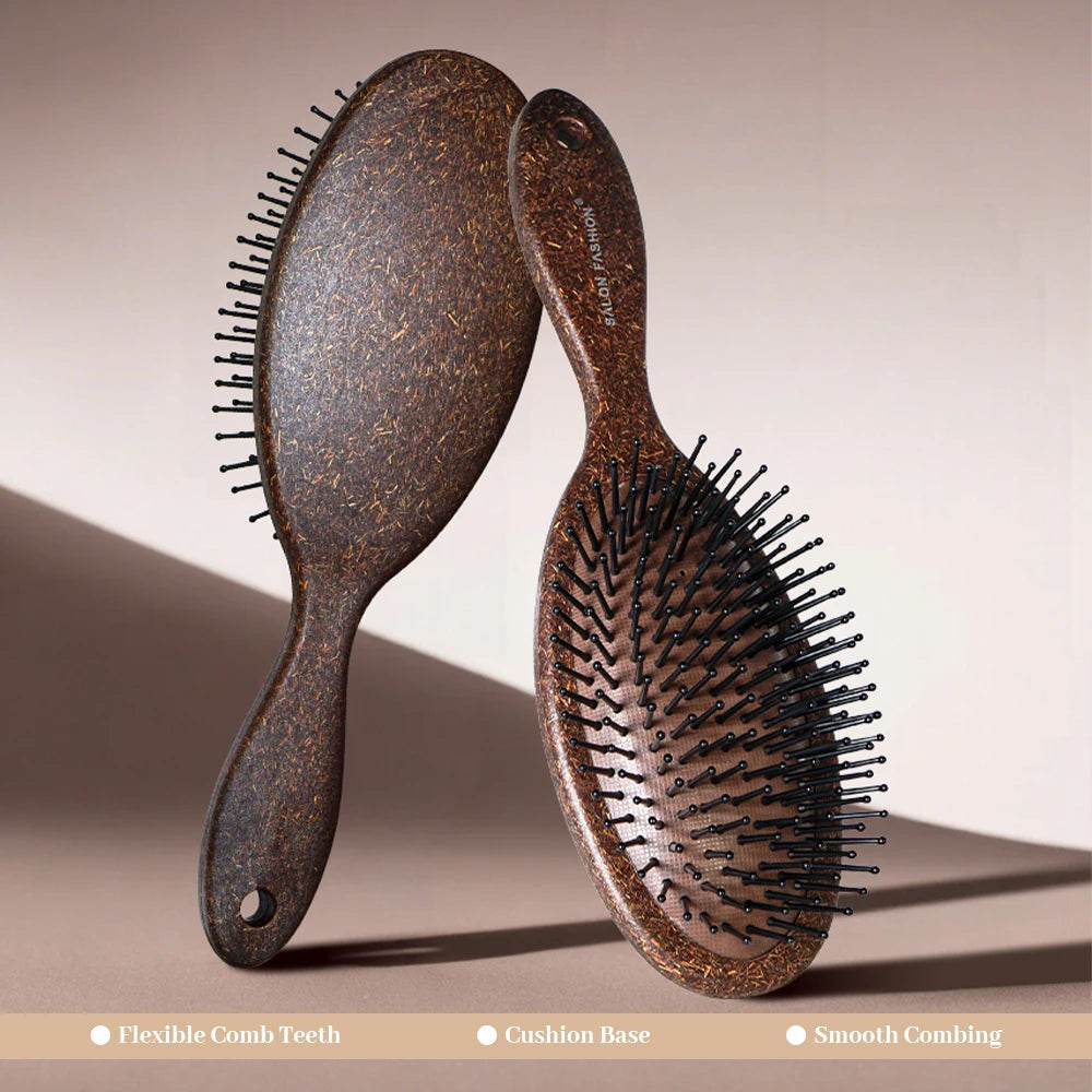 Wood Paddle Hair Brush – Scalp Massage & Detangling Comb Paddle Hair Brush Oasis Select