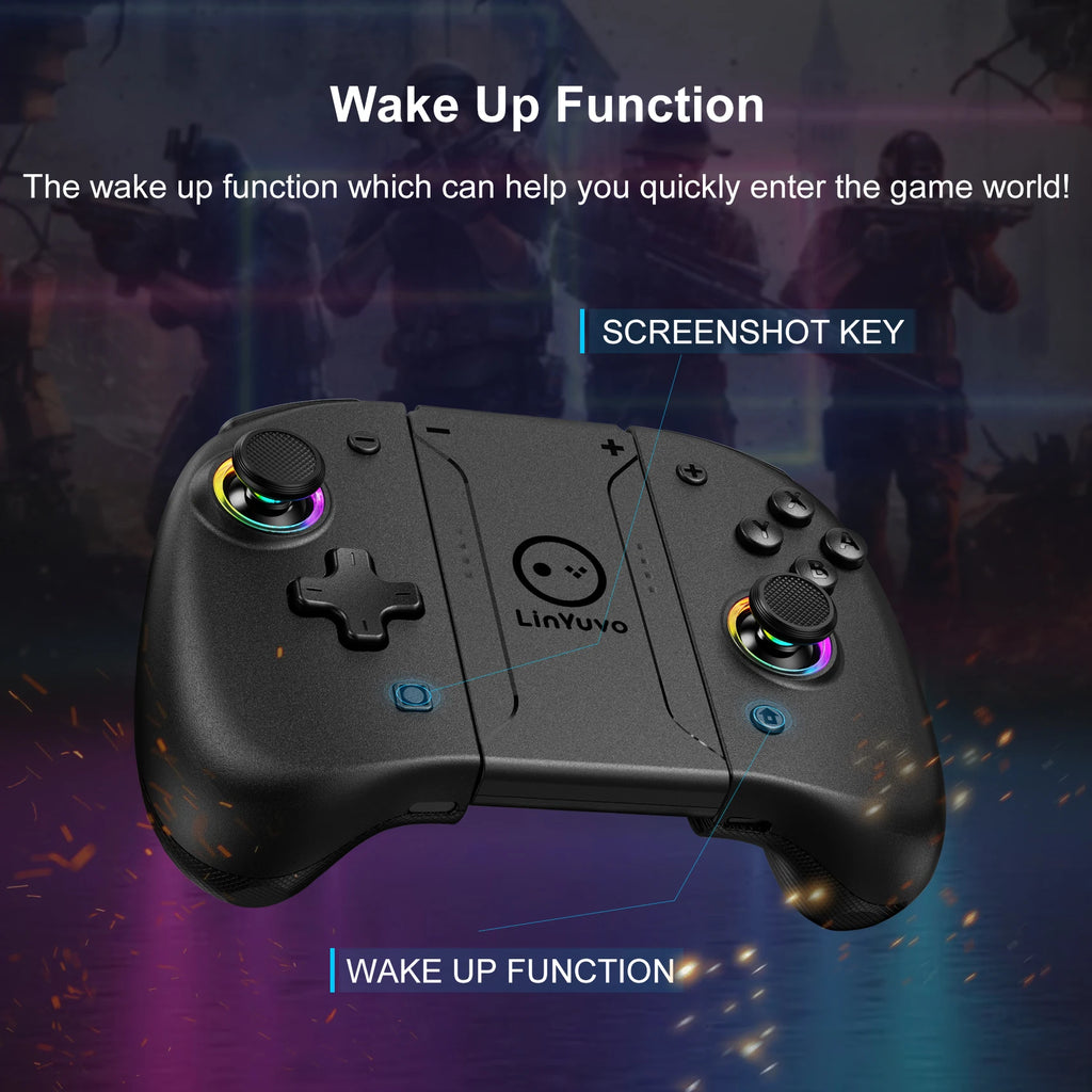 AyeBeau Nintendo Switch Wireless Controller – Hall Effect Gamepad