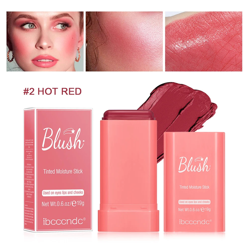 ibcccndc Multi-Use Blush Stick – Long-Lasting Creamy Blusher