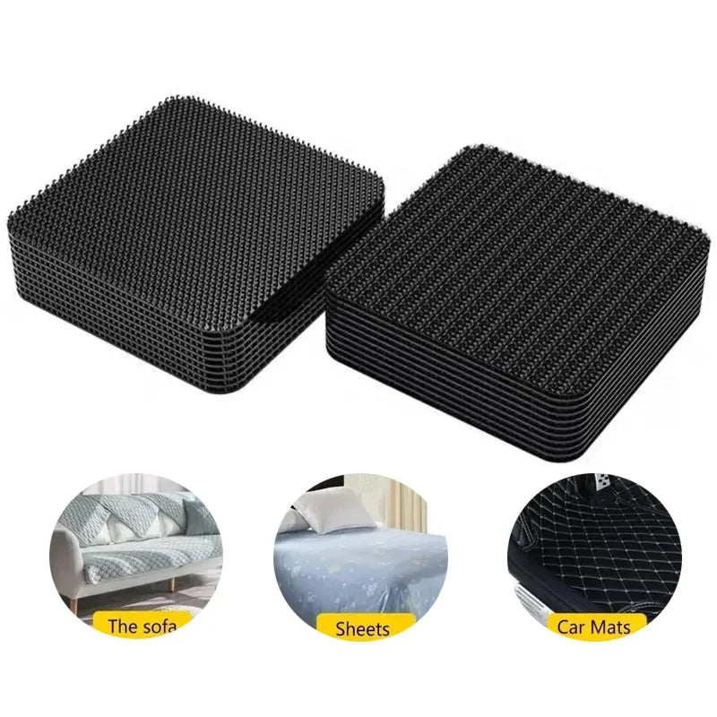 Foot Mats Fixed Sticker Magic Sticker Car Adhesive Backing Strong High Viscosity Non-marking of Holes and Screws Adhesive Oasis Select 100pcs -50 set Square 5x5