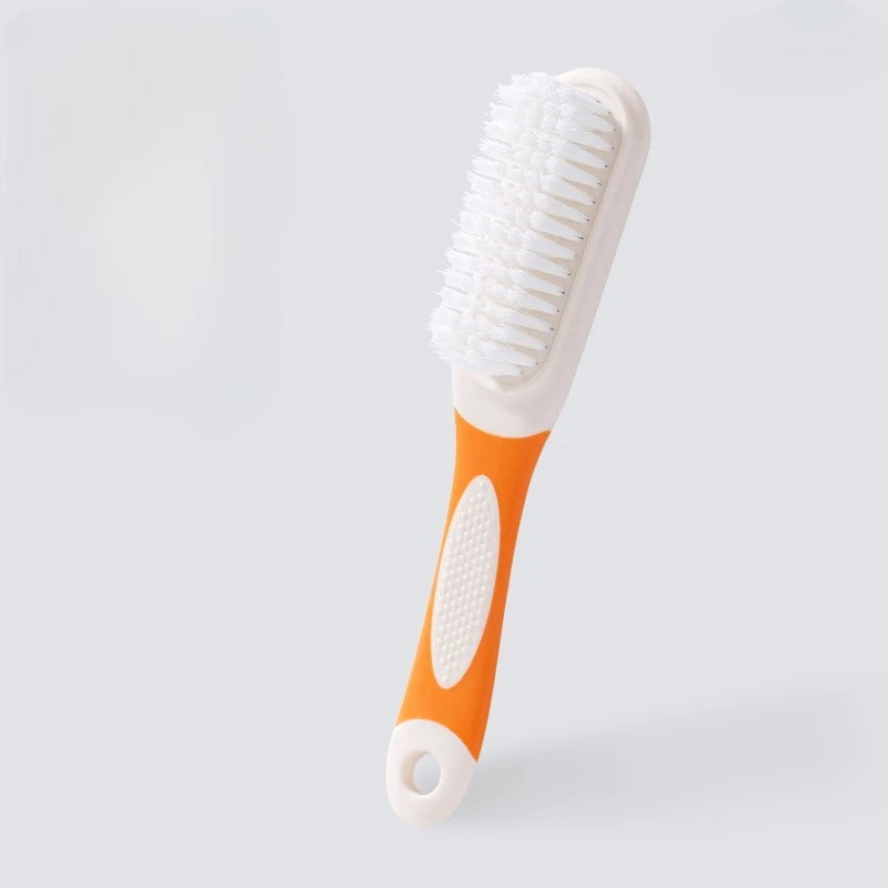 Long-handled Soft-bristled Shoe Brush Contrast Washing Brush Multi-functional Cleaning Brush Household Shoe Laundry Brush Oasis Select Orange
