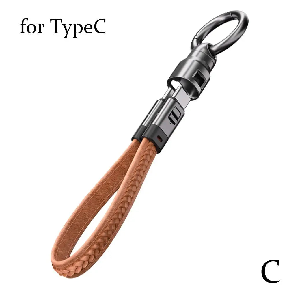 240W USB-C Keychain Charging Cable | PD Fast Charge Type-C